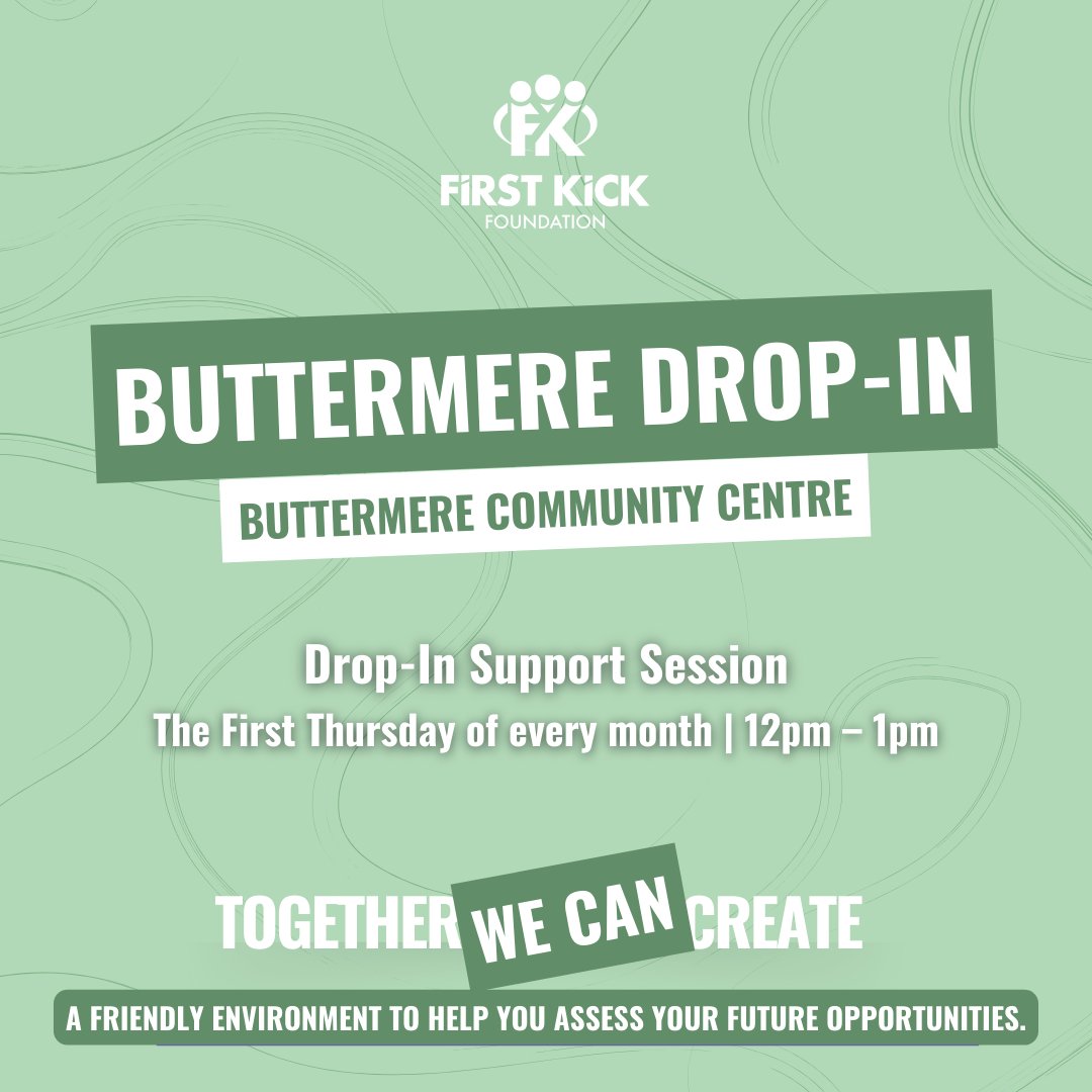 FKFoundationOrg's tweet photo. Buttermere Community Centre Drop-In 

📅 First Thursday of every month | 12–1pm 

#CareerSupport #YouthSupport #16to17 #CVHelp #JobAdvice #Chorley https://t.co/wOq7mTfIHC