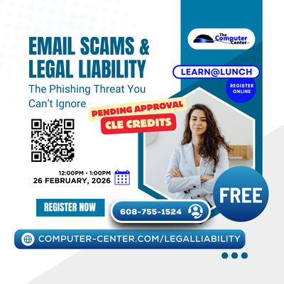 TCCJvl's tweet photo. Attorneys: Digital risk = legal liability.
Join our FREE CLE-pending webinar
Feb 26 | 12 PM CST
https://t.co/7ASMTTei2h https://t.co/TCIgLB6GZm