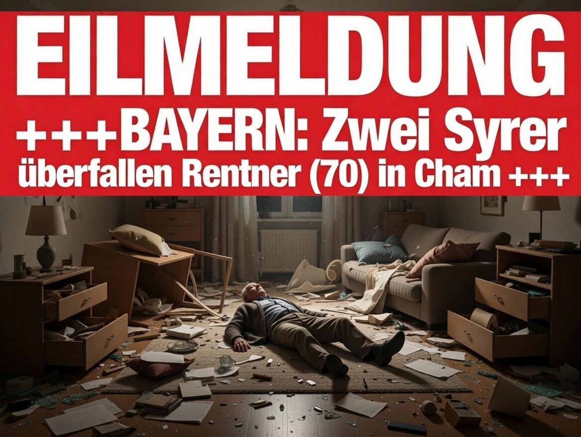 BockwurstClown's tweet photo. 🟥Eine Kleinstadt im Schockzustand🟥
#Cham
Zwei Syrer überfallen einen Rentner(70) in der sonst so beschaulichen bayrischen Stadt Cham.
Die Täter gingen äußerst brutal vor. Sie brachen in die Wohnung des Rentners ein, und forderten einige Tausend Euro. Die Angst der Bürger wächst https://t.co/BC2Uu6jN4P