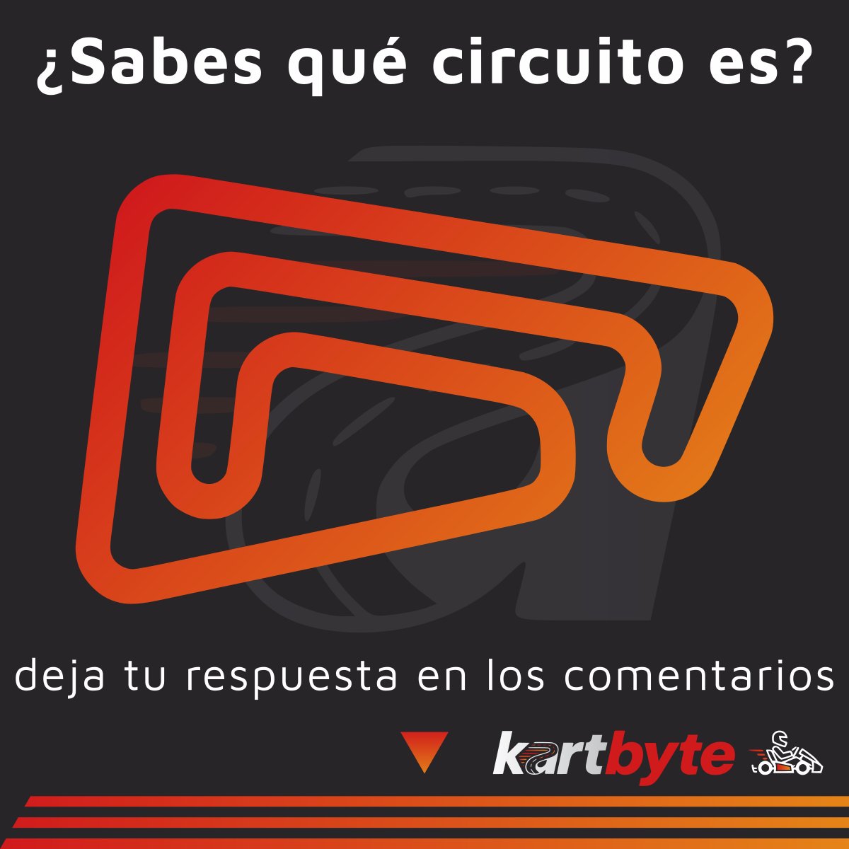 kartbyte's tweet photo. Sabrías decirnos qué circuito es solo viendo su trazado? Dínoslo en los comentarios!

En Kartbyte podrás encontrar un directorio online con todas las pistas de karts en España y, próximamente información sobre campeonatos y eventos de karting

#kartbyte #karting #kart4t #kart https://t.co/gKf7a5UzWv