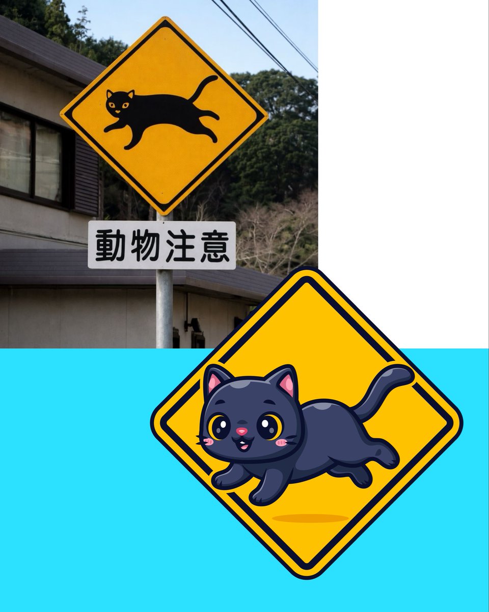 catalystvibes's tweet image. Cat Signs🐱🐾🚸

cr : ig backpacking

#cat #catdesign #funnycat #warningsign #roadsign #meme