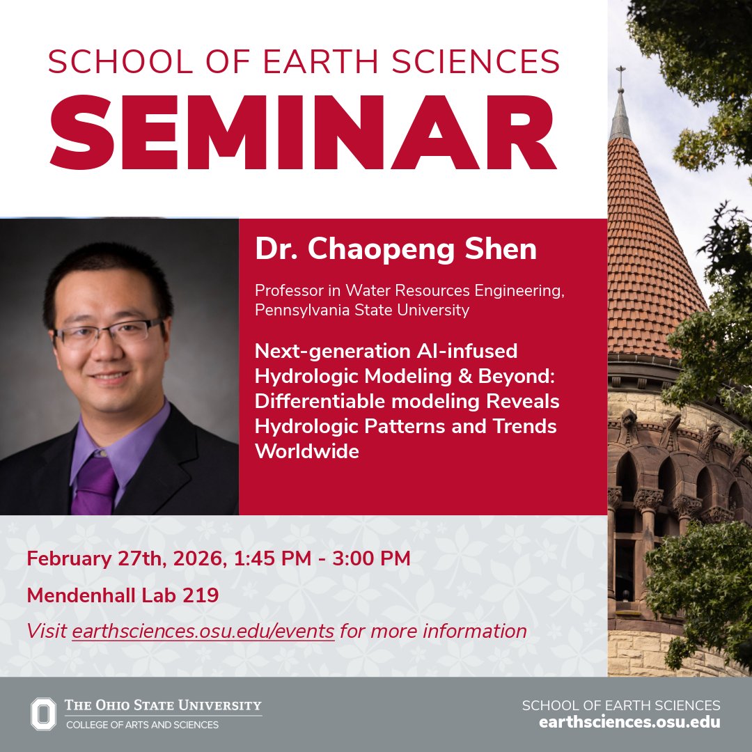 The Ohio State University School of Earth Sciences tweet media