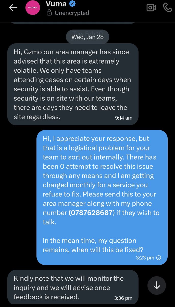 GzmoCPT's tweet photo. Hey @vumatel, I'm not gonna stop posting about your SHIT service, because that's the only way I get a response... explain yourselves https://t.co/VSS0lh3Jos