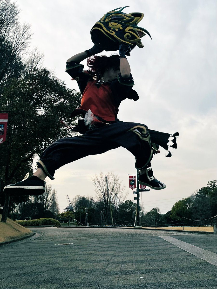 「オレだって昔から獣舞が得意だった訳じゃ無いんだぜ」

撮影者様:<a href="/botan_roku/">ろく</a> 

#コスプレ・デンパーク #原神 #嘉明