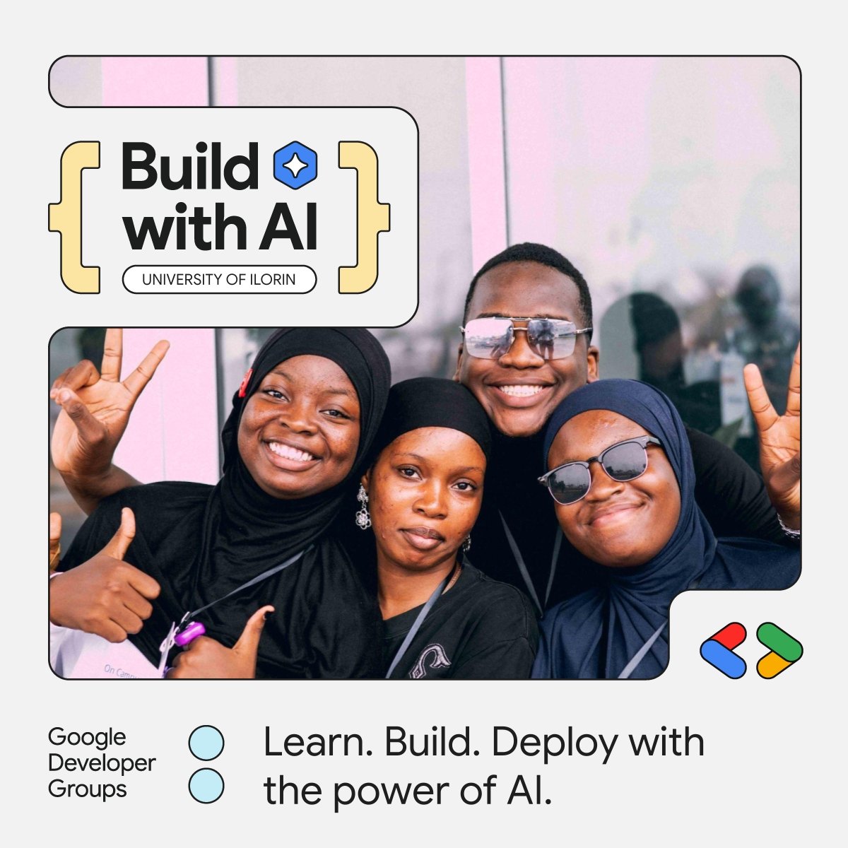 Innovation is in the air — you can actually feel it.
People are connecting, sharing ideas, and building things that could shape tomorrow.
Something big is starting here… and you’ll want to be part of it.
Join our community: bit.ly/gdgoncunilorin
#BwAIunilorin26 #GDGOCUnilorin