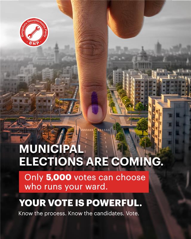 Bengaluru NavaNirmana Party (BNP) tweet media