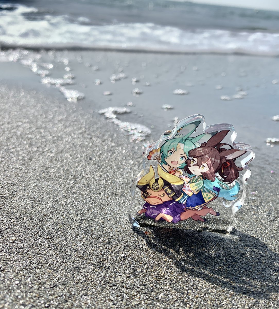 Dragalinuka's tweet photo. 昨天忘記PO的一秒後悲劇照
差點變成海洋垃圾，連滾帶爬的撿回來w https://t.co/7cR6C55EMN