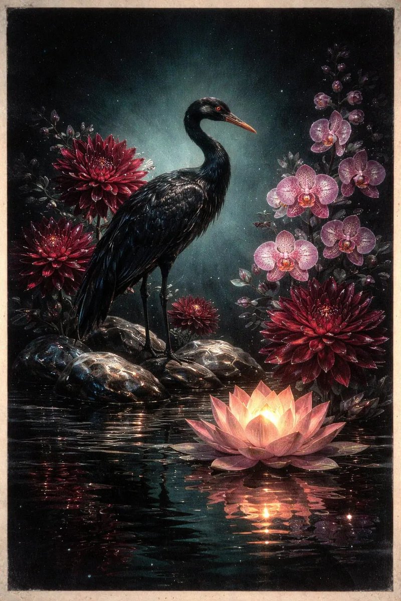 Black Crane..
#AIArtWork #AIArt #AIArtists #AIArtCommunity