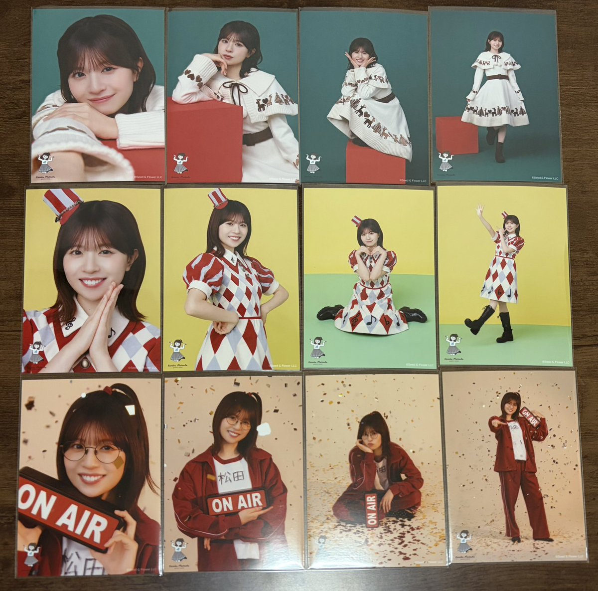 遅ればせながらこのちゃん過去衣装生写真、トレ等していただきコンプ