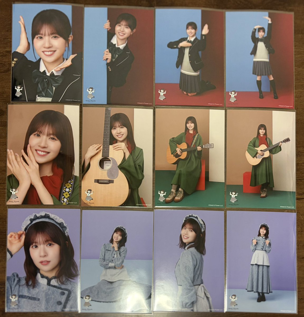 遅ればせながらこのちゃん過去衣装生写真、トレ等していただきコンプ