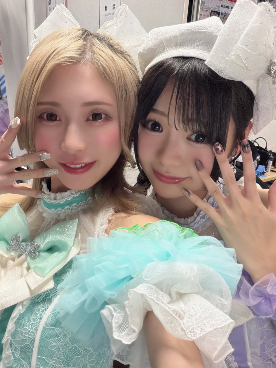 明日！！！！！ LinQ15周年ライブ らな💚あかり🤍めく💜三姉妹で