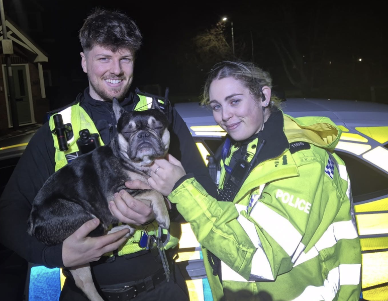 At around 2am on Sunday morning, officers were called to reports of a car being stolen from outside a home in Whittlesey, near Peterborough.

Traffic units quickly located the vehicle. The driver made the predictable decision to run off before officers could speak to him,