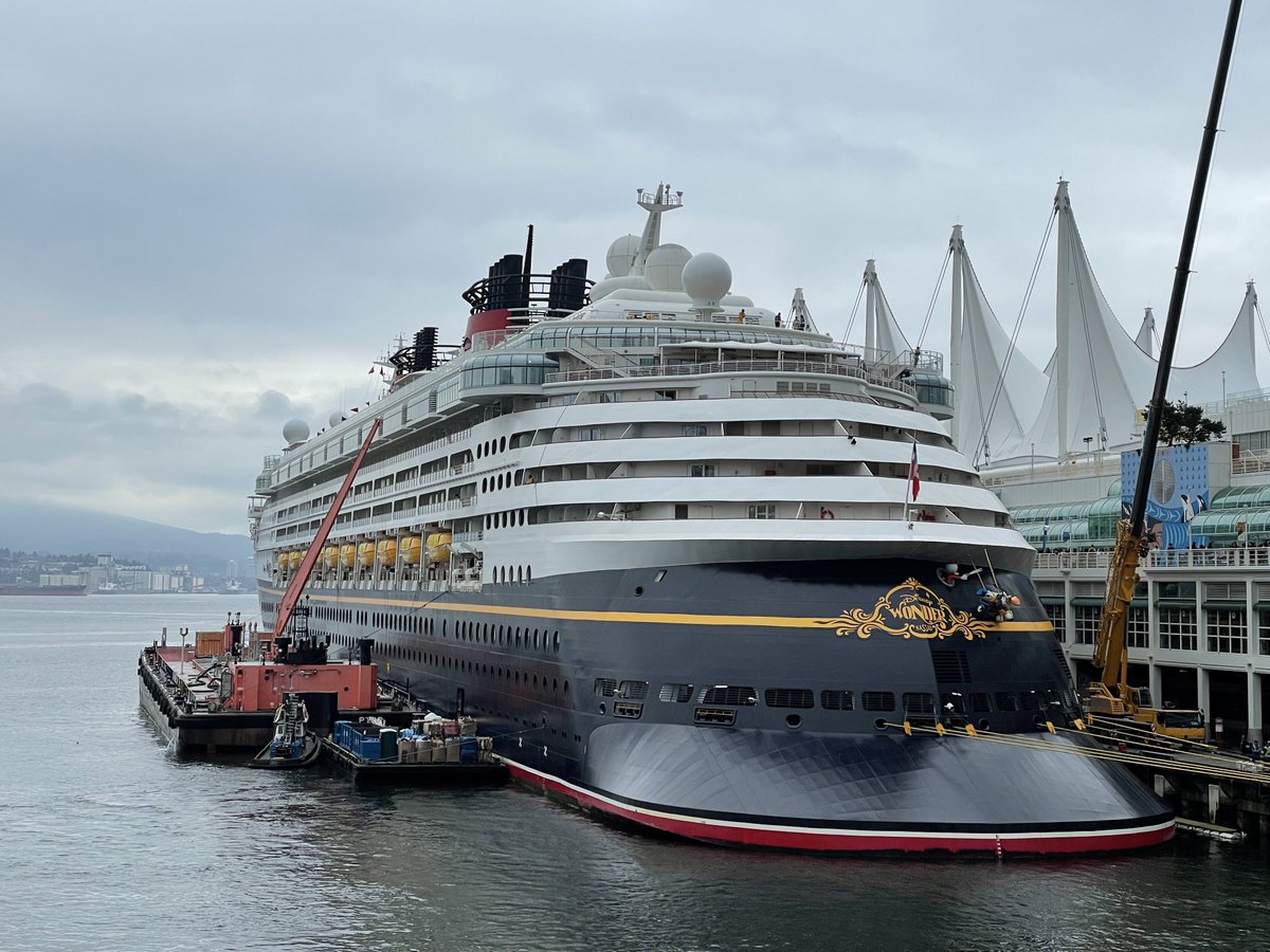 これで一応ディズニークルーズ全サイズの船見たことになったんだ