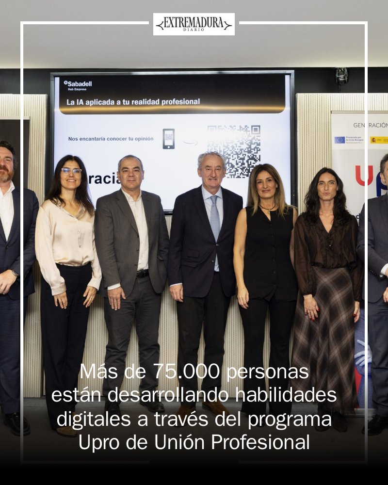 🚀 ¡Más de 75.000 personas ya están en la senda de la digitalización! El programa 'Upro' se convierte en un motor de desarrollo profesional con cursos en IA y herramientas digitales. 💻 ¡Prepárate para el futuro! #CompetenciasDigitales #Upro... mrf.lu/hvgW