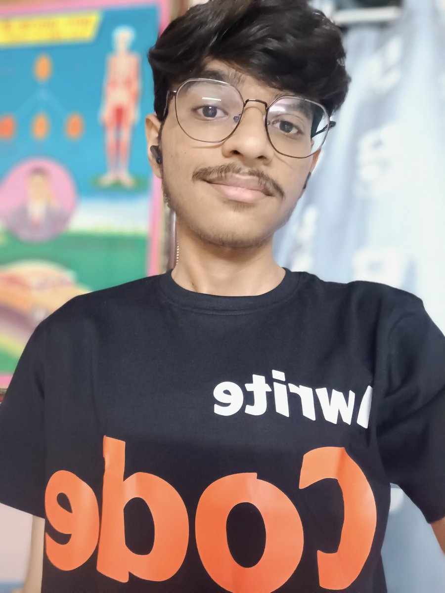 Curious_Karann's tweet photo. Finally, the "I write Code" armor has arrived! All thanks to @ChaiCodeHQ ☕.

In a world of digital courses, it’s rare to find a cohort that values its community this much. Feeling motivated to ship even more code today.

Let’s keep building! 🛠️

#cohort2026 #ChaiCode2026 #webdev https://t.co/QdL0ZvMdV7