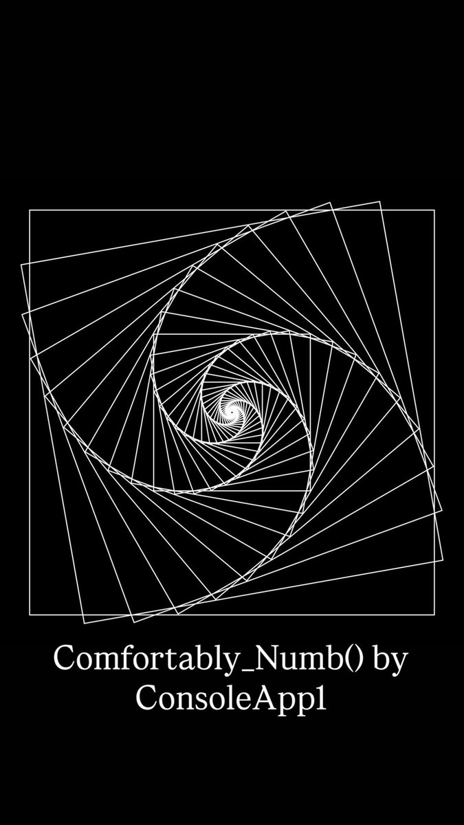 DardDian's tweet photo. Me: I’ll just print “hello” three times.
Recursion: No, this is a concert 💀 let’s Call The Wall  and return 📞🧱
Ending up writing Comfortably_Numb() song by @pinkfloyd  🔥🎸🤟🏻 https://t.co/IbWEWibu2r