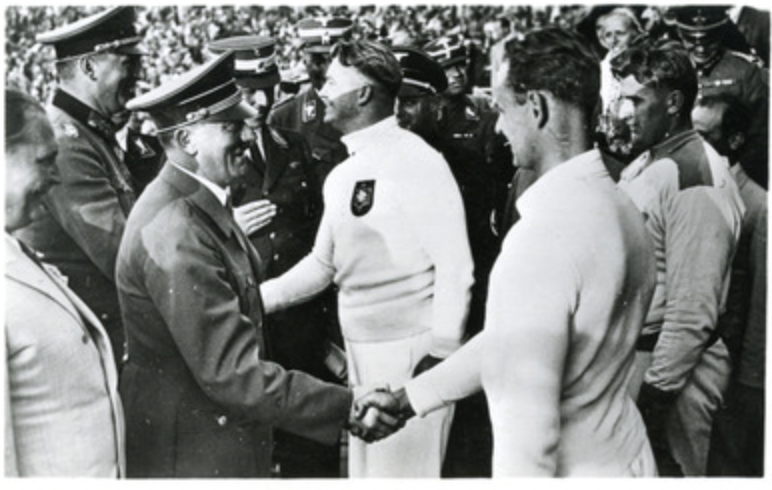 <a href="/shannonrwatts/">Shannon Watts</a> German athletes, 1936 Olympics: "We're so excited to meet the Führer."

Wake up, men's US hockey.

x.com/shannonrwatts/…