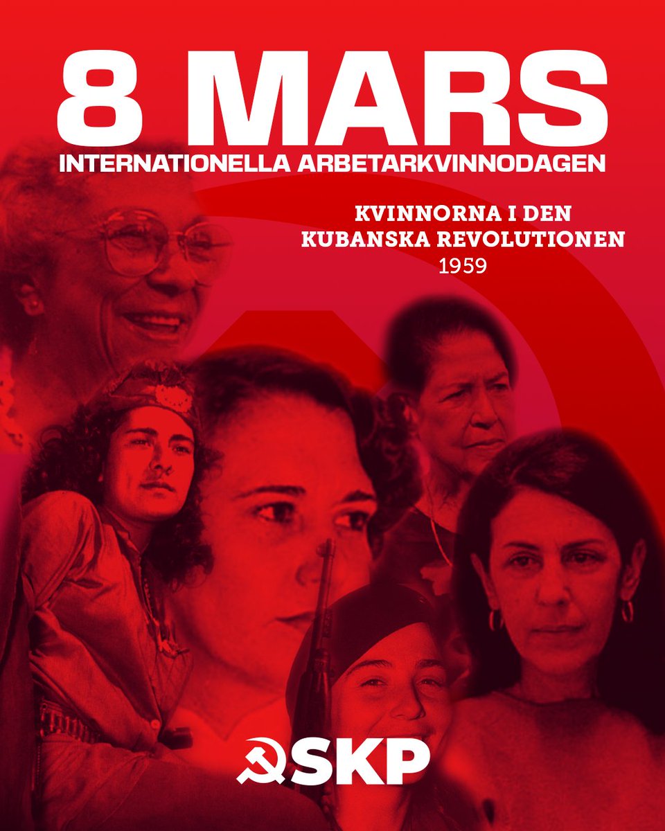 kommunisterna's tweet image. 8:e-mars adventskalender: Lucka 2
Med bakgrund av den amerikanska imperialismens senaste angrepp mot Kuba, vill vi på dag 2 i denna adventskalender uppmärksamma kvinnorna som deltog i den kubanska revolutionen.
instagram.com/p/DVJHe9oDCV-/

#kuba #8mars #socialism #SKP #kommunisterna