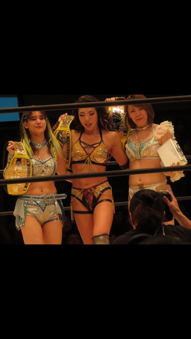 改めて翔月なつみ選手、桜井麻衣選手、山中絵里奈選手初代3Dトリオス