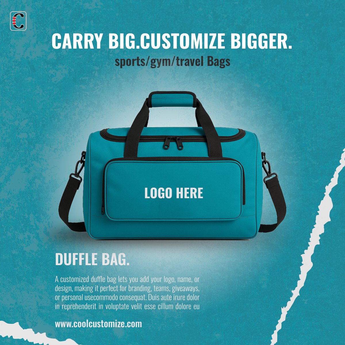 Coolcustomize_'s tweet image. Built for game days, gym sessions, and getaways — customize your perfect duffle.
.
.
#CoolCustomize #DuffleDrop #CustomDuffleBags #PODGear #BrandOnTheMove #TravelReady #BagFeature