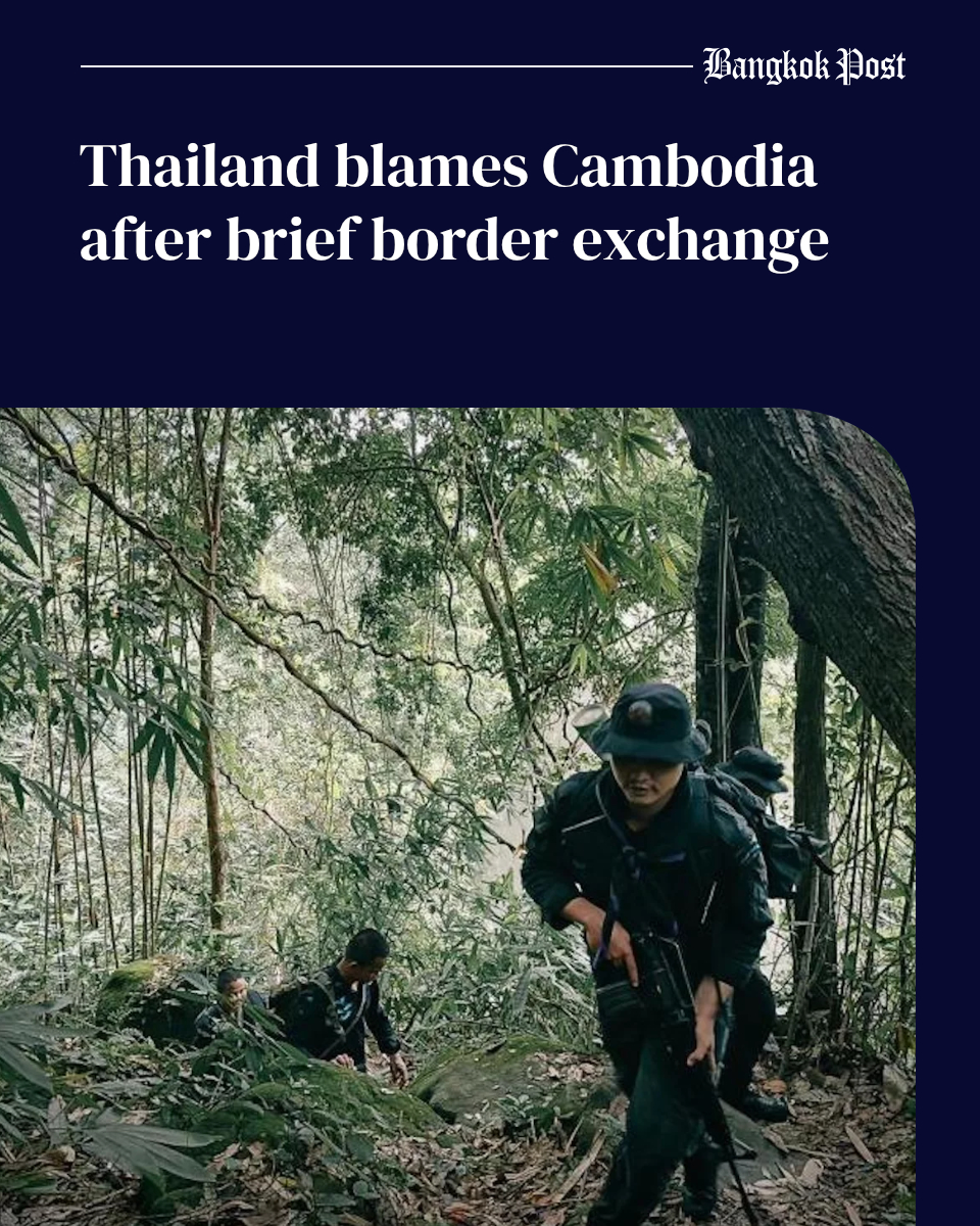 Thailand’s army said it exchanged fire with Cambodian forces along the disputed border in Si Sa Ket province on Tuesday, accusing them of violating the December truce.

Listen to the story or get the full story in the 1st comment.
