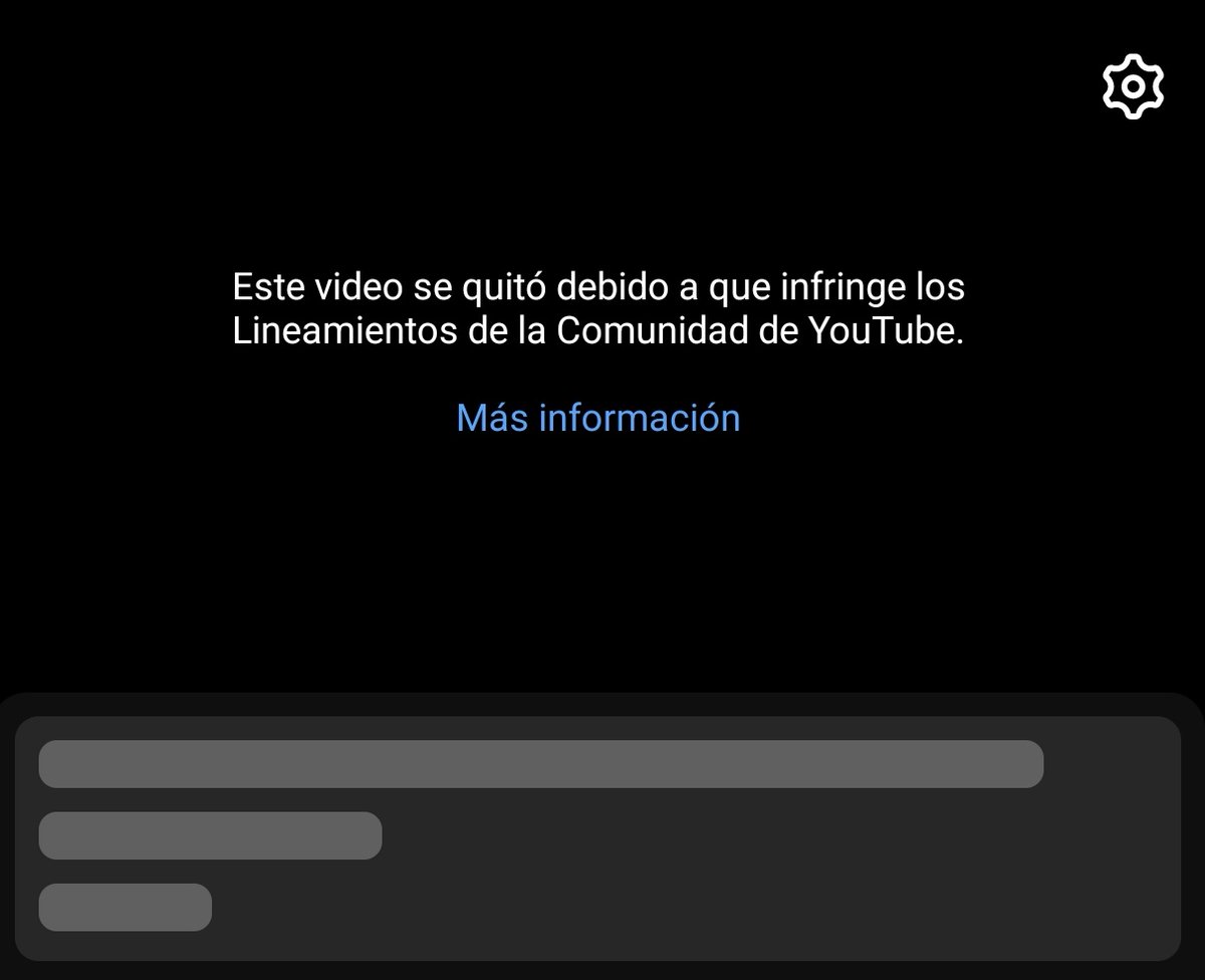 YouTube eliminó el video del partido Monagas vs Deportivo Táchira (Jornada 4 – Torneo Apertura 2026) por “infringir los Lineamientos de la Comunidad”.

La transmisión en vivo se dio sin problemas, ya que la Liga es propietaria de los derechos. 

El video fue eliminado después, ya