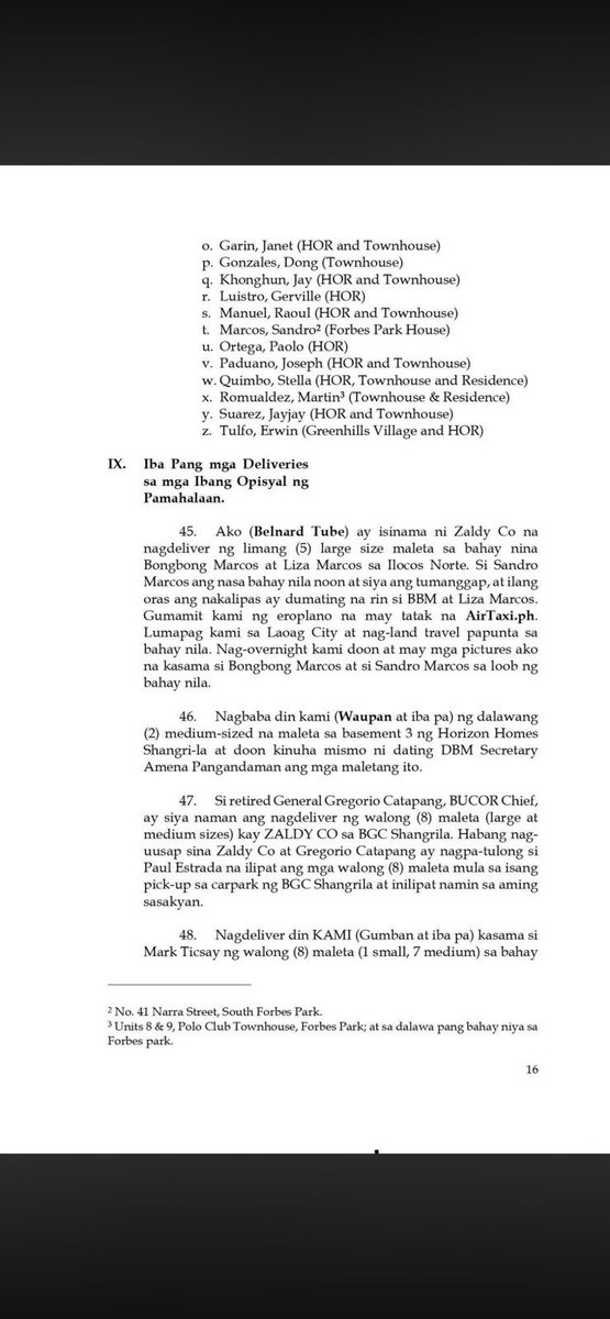 🚨 I’ve read the full 31-page story of the “18 Marines” accusing Trillanes of corruption vis-a-vis the ICC.

It also accuses former MAKABAYAN Bloc Representatives France Castro, Arlene Brosas, and Raoul Manuel of receiving millions in maleta.

Sino naman maniniwala dyan?!

Hahaha