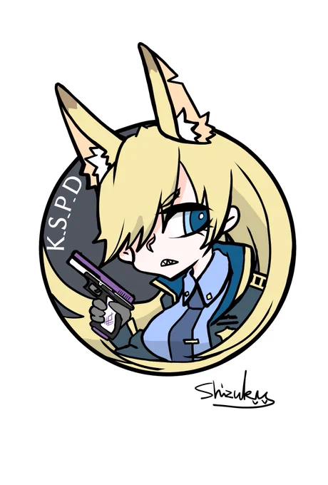 シールとかパッチにしてみたい! #ブルアカ #尾刃カンナ