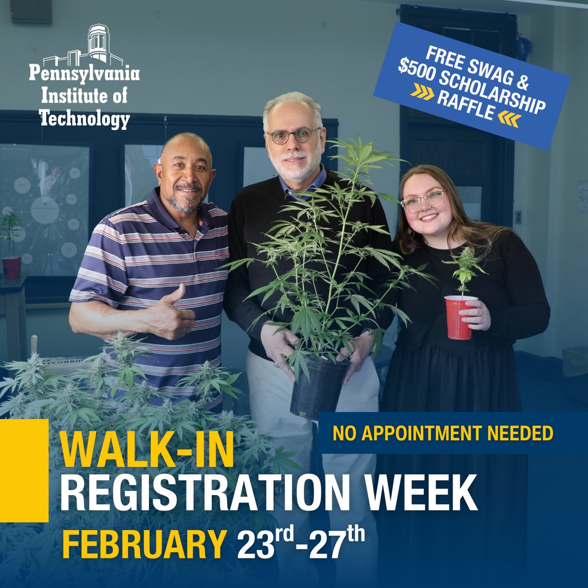 𝗪𝗔𝗟𝗞-𝗜𝗡 𝗥𝗘𝗚𝗜𝗦𝗧𝗥𝗔𝗧𝗜𝗢𝗡 𝗪𝗘𝗘𝗞 — 𝑨𝒍𝒍 𝒂𝒓𝒆 𝒘𝒆𝒍𝒄𝒐𝒎𝒆!

Tours available now through Friday at P.I.T. 🏫  𝑵𝒐 𝒂𝒑𝒑𝒐𝒊𝒏𝒕𝒎𝒆𝒏𝒕 𝒊𝒔 𝒏𝒆𝒆𝒅𝒆𝒅.

PIT.edu

#𝗣𝘂𝗿𝘀𝘂𝗲𝗬𝗼𝘂𝗿𝗗𝗿𝗲𝗮𝗺𝘀 ✨