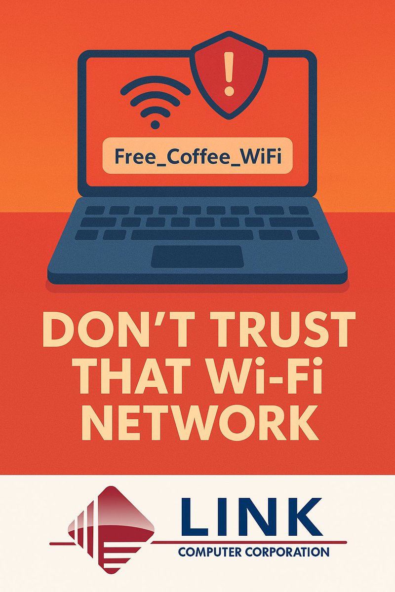 mstrait1171's tweet photo. Not every Wi-Fi network is what it claims.
Double-check before connecting. 📶🔒
#CyberSecurity https://t.co/Nbd9Q8co9j
