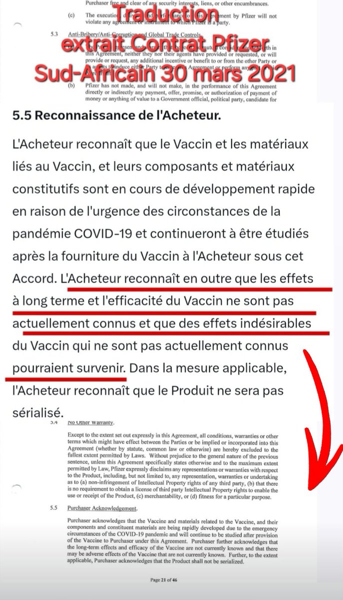 CHRISTIANR22722's tweet photo. @EricBillyFR @Woodynist @Marc_Doyer @verity_france Vous avez tout compris, avez vous lu le contrat Pfizer français ? Non, classer secret défense. Y'a un socle commun des contrats pourtant qui dis clairement les choses. Voilà un extrait. "Ils disaient" sur et efficace pourtant, ...! https://t.co/8vZtRNrA9Y