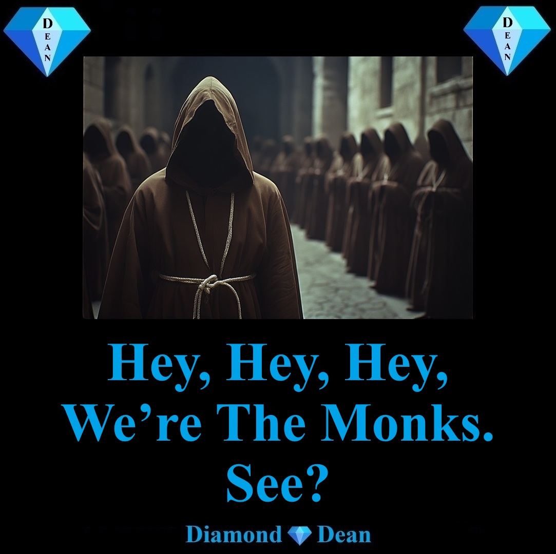 Probably references a band from before your time, but I’m a big fan!
#DeanSays #DeanMemes #Comedy #Parody #Monks #Monkees #LongLiveMickey #HeyHeyHeyWereTheMonkees
Love Fun &amp; Funny Stories? Enjoy Diamond💎Dean Books: amzn.to/3JMHlYl
😎🖖❤️