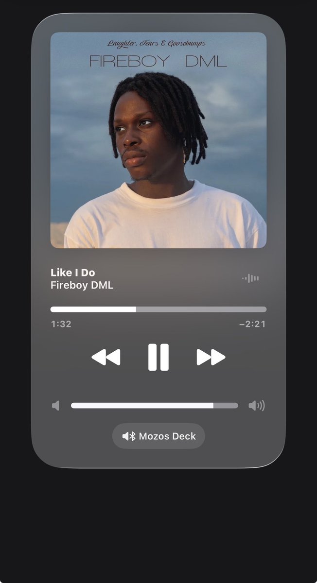 Now listening to “Like I do” by <a href="/fireboydml/">Fireboy DML</a>