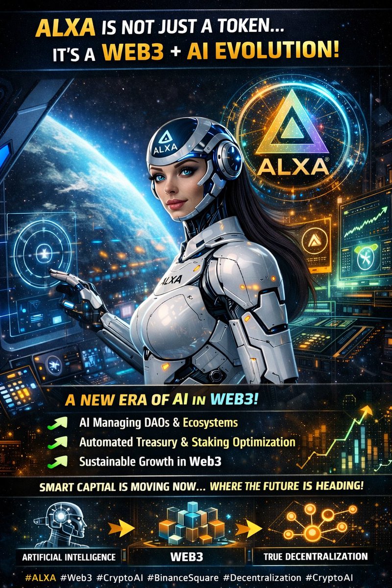 alxateamALEXUA's tweet photo. 🚀 Smart money is moving early…
While most watch the market, ALXA is building the future of AI + Web3. 🤖🌐
Innovation doesn’t wait.
Positioning happens before adoption.
👀 The next wave starts silently.
#ALXA #Web3 #CryptoAI #CryptoX #Altcoins #AIcrypto 🚀 https://t.co/NtIxICPJay