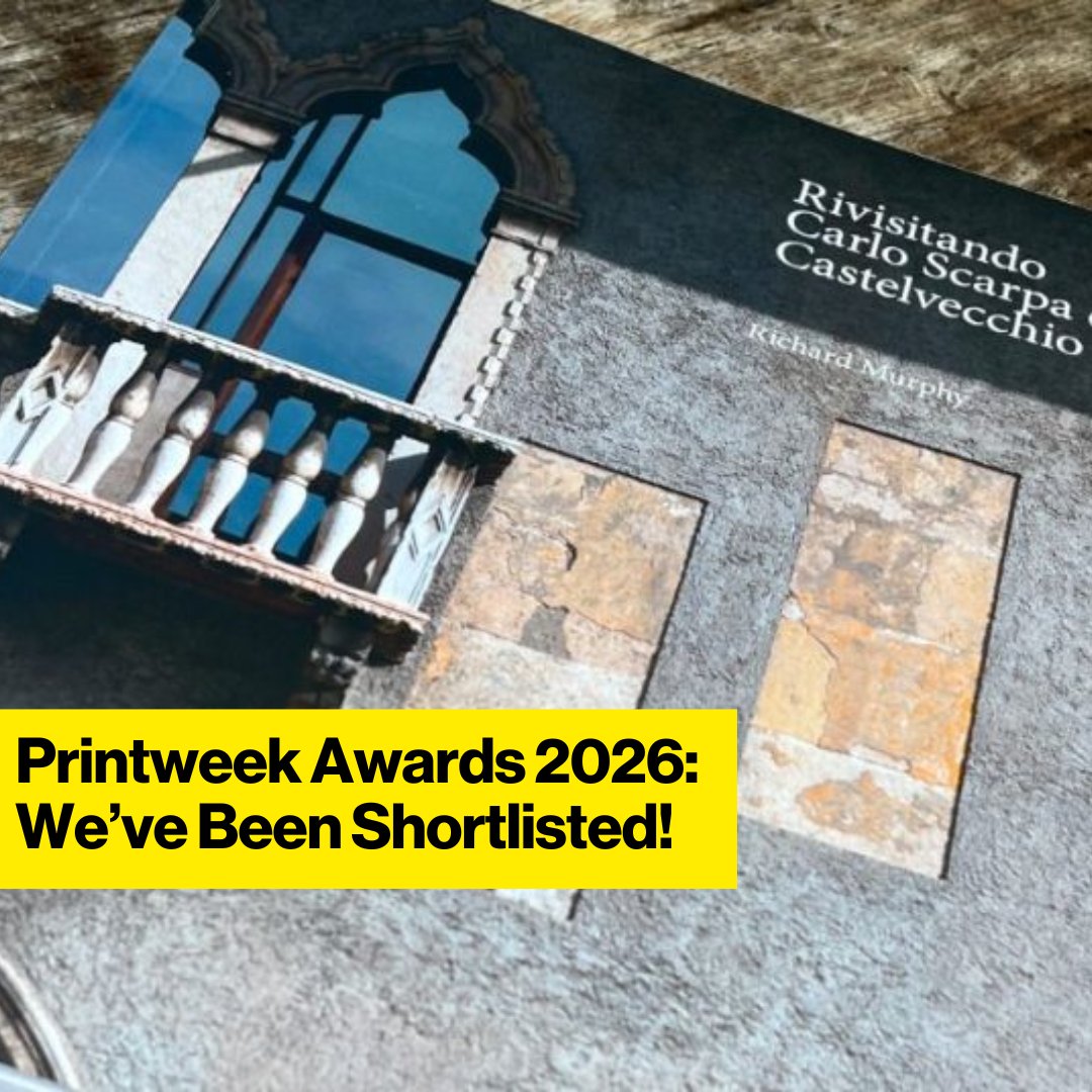 wgbaird's tweet image. Another publication in our shortlisted entry to the @printweek Awards 2026 was this beautiful Carlo Scarpa book, an impressive architectural publication that demanded the highest standards of image reproduction.

Read more: d36.co/1cp2B

#wgbaird #commercialprint