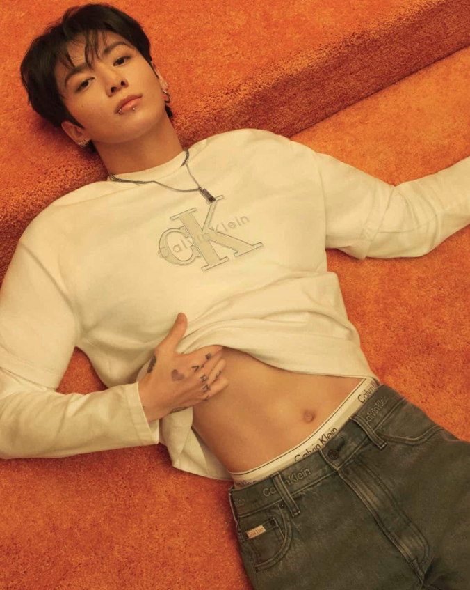 Jungkook is out of this world in a new photo for Calvin Klein.