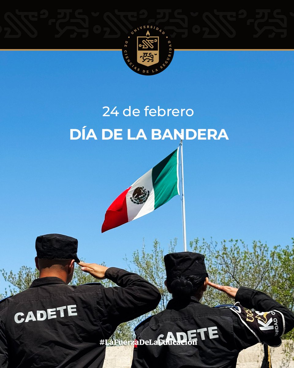 En la #UCS rendimos homenaje a uno de nuestros más grandes símbolos patrios, la Bandera Nacional. Sus colores resguardan la historia, la identidad y la fortaleza que han guiado a nuestra nación, recordándonos el orgullo que compartimos como mexicanos.

#LaFuerzaDeLaEducación