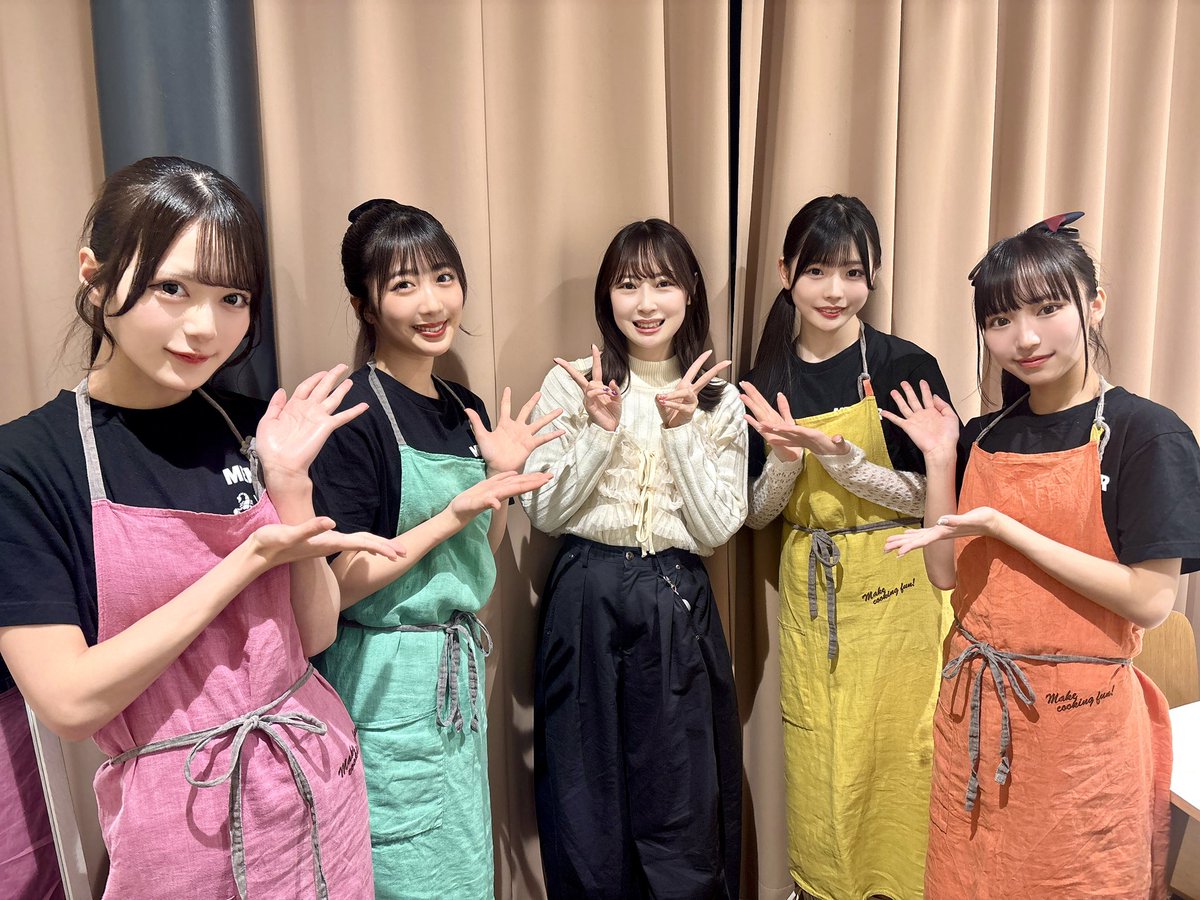 ◤🍳#NATSLIVE 👩‍🍳◢ NATSLIVE「ちゅり先生のお家で調理実習」終わり