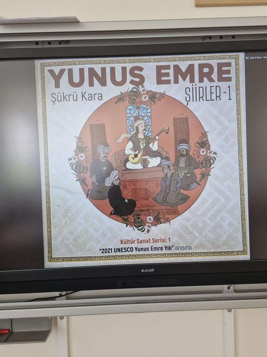 SehitHatip's tweet photo. Kültür ve Medeniyet Kulübü, Türk şair ve mutasavvıf Yunus Emre ile ilgili bilgi verip ve bir şiirinin tahlilini yaptı. Yunus'un ilahilerinin dinletisiyle de gönüller huzurla buldu.Zehra Karahan ve İlknur Cırık’a teşekkür ederiz.@meb_dinogretimi @MersinMEM @yenisehirmem_33 https://t.co/MKwuNMin0d