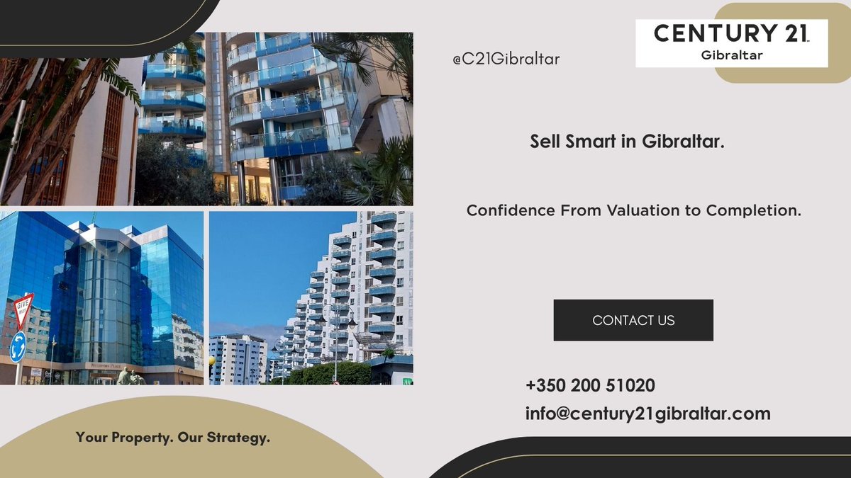 C21Gibraltar's tweet image. century21gibraltar.com/selling-a-prop…
Selling in Gibraltar?

The highest price doesn’t come from hope. It comes from strategy.

Smart pricing. Strong marketing. Serious buyers. Skilled negotiation.

Sell with confidence — not stress.

#GibraltarProperty #SellSmart #Century21Gibraltar