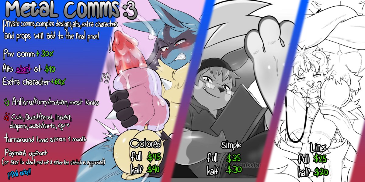 ⚡🦁𝔐𝔢𝔱𝔞𝔩 🔞🇦🇷 || COMMS CLOSED (FOR NOW) tweet media