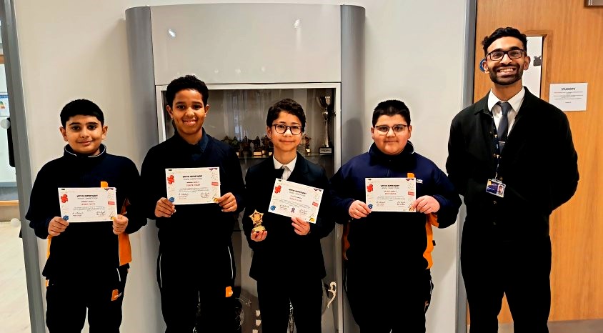 Congratulations to the winners of our Maths House Competition!

 Well done to our winners:
 Achilles LV 
 Joint 2nd Place: Artin A, Jaymin P & Zubeyr O 

Fantastic mathematical thinking from everyone involved! Image