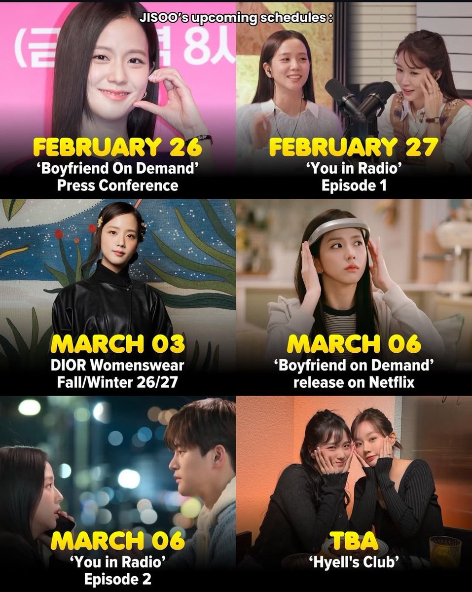 Get ready for Jisoo’s events.

#BoyfriendOnDemand
#ParisFashionWeek