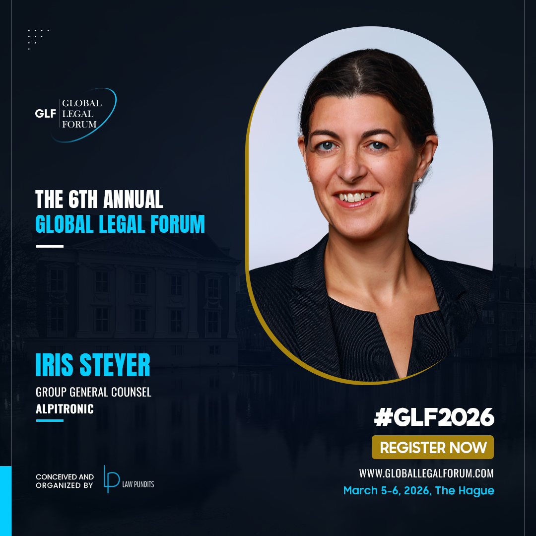 Meet Iris Steyer, Group General Counsel at Alpitronic, transforming legal into a strategic growth partner for e-mobility innovation.

March 5–6, The Hague. 31 days to #GLF2026
Register: globallegalforum.com/tickets/

#GeneralCounsel #Compliance #EMobility