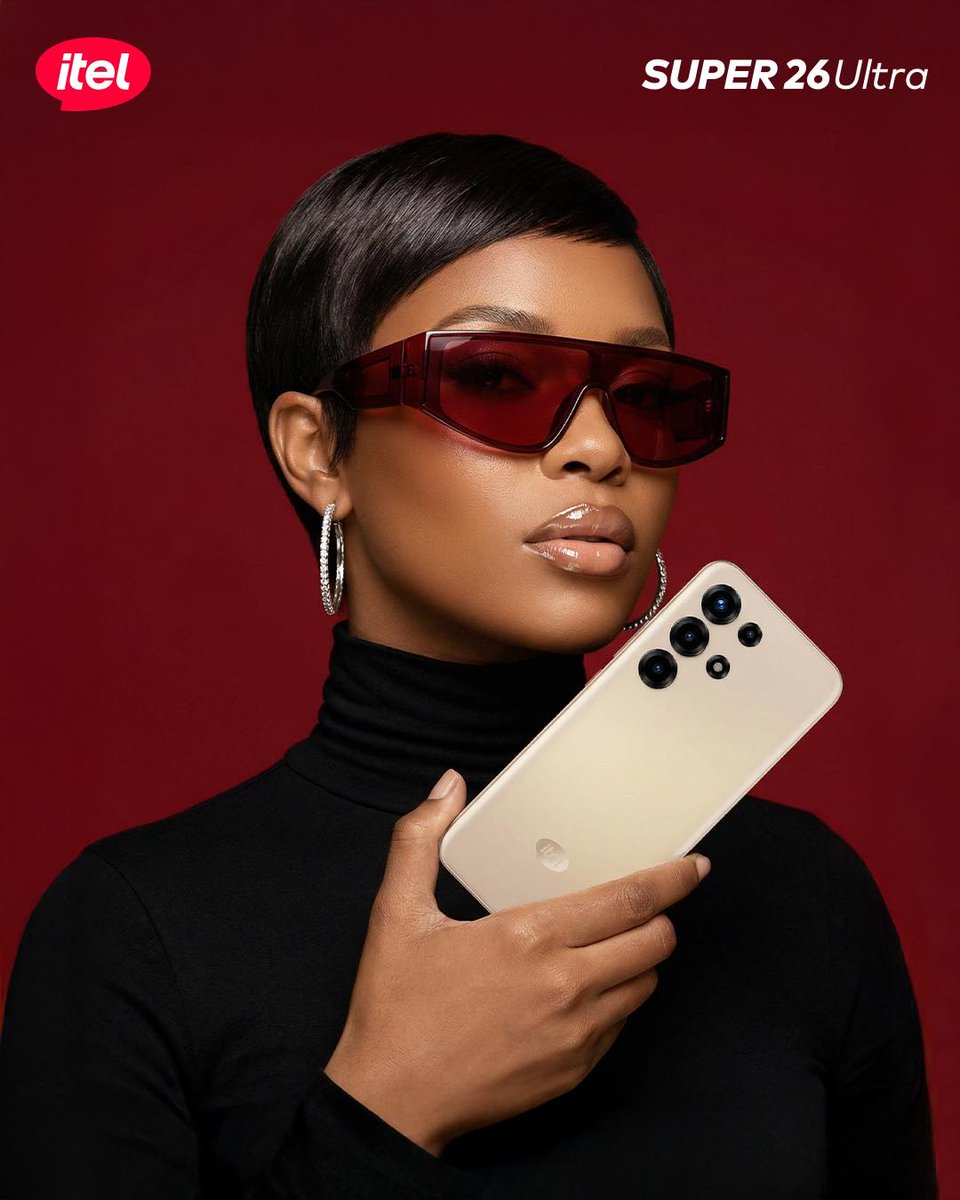 itelKenya's tweet photo. Confidence, style and clarity — all in one frame 📷
Experience premium moments with Super 26 Ultra.
#itelkenya #super26ultra https://t.co/LIubkJlJMg