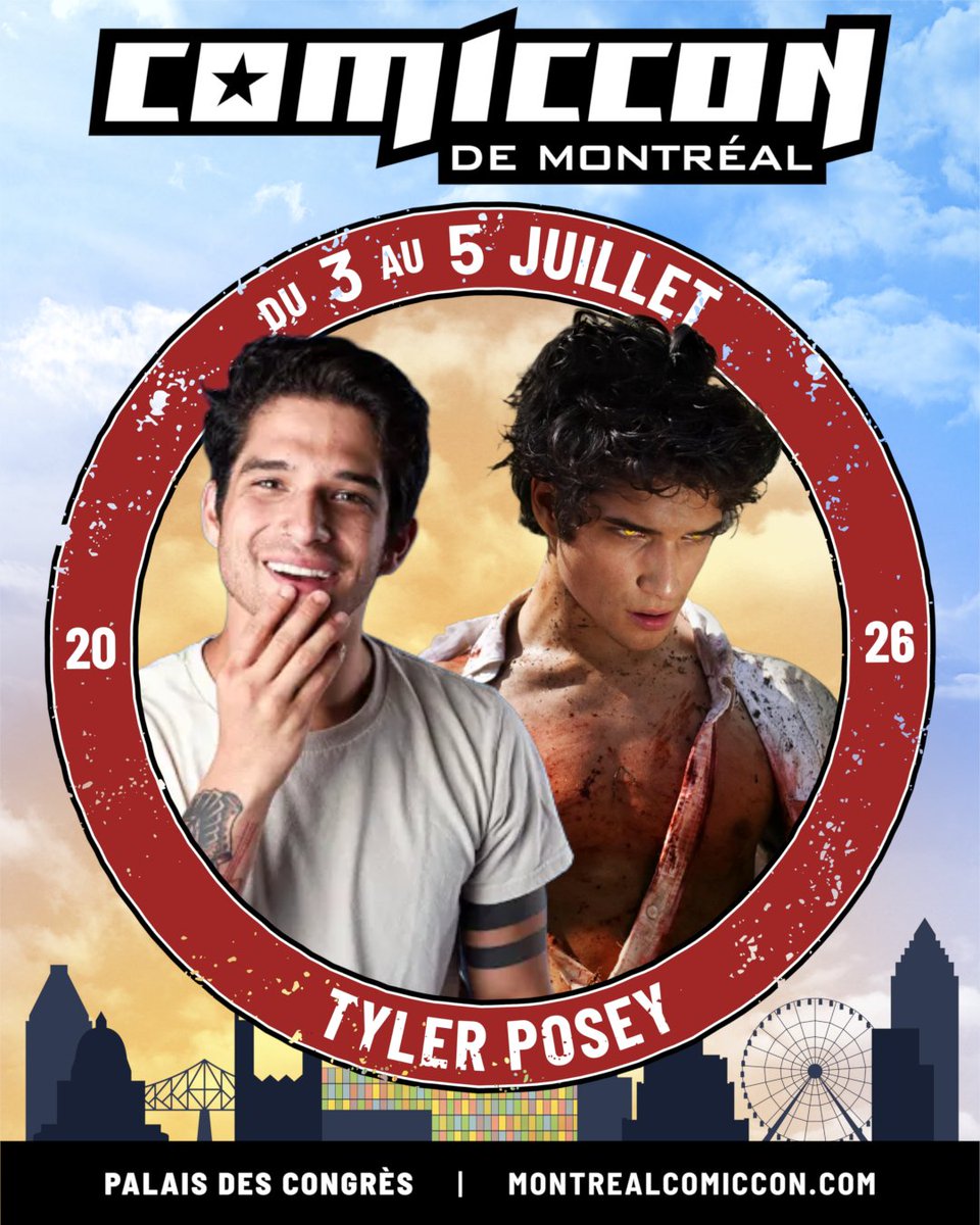 Mtlcomiccon's tweet photo. 📣 Hurlez et criez — @tylergposey, idole de Teen Wolf et vedette de la série télévisée Scream, envahira le Palais des congrès cet été!
🎟️: https://t.co/PSO8cfDU41
#teenwolf #screamresurrection #truthordare #montrealcomiccon26 #montrealcomiccon https://t.co/YetYDJFhNa