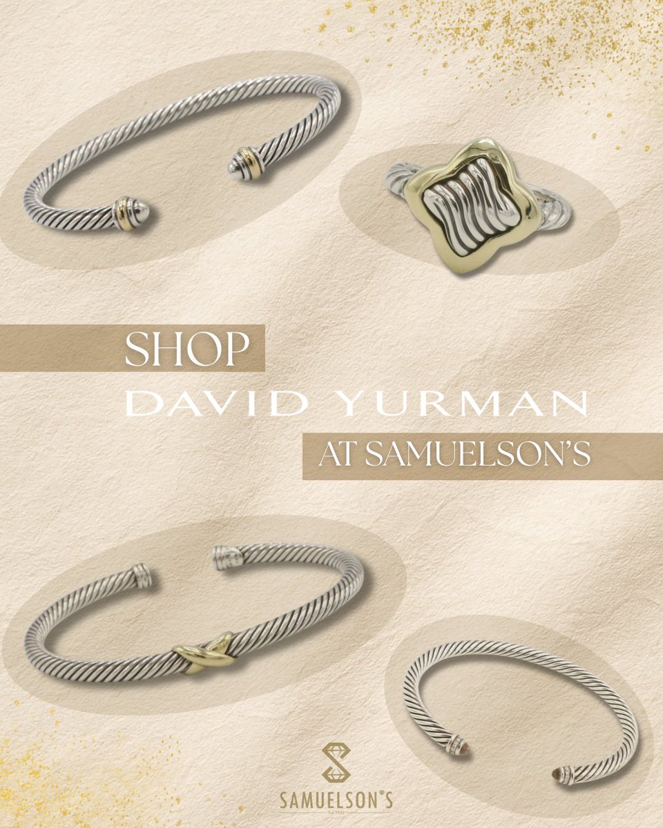 The old 'only gold or only silver' rule is officially retired. In 2026, it’s all about the mix. David Yurman’s iconic two-tone designs—like the classic Cable collection—are the perfect way to anchor a mixed-metal look. 

Shop David Yurman Jewelry: samuelsonsdiamonds.com/shop/?filter_m…