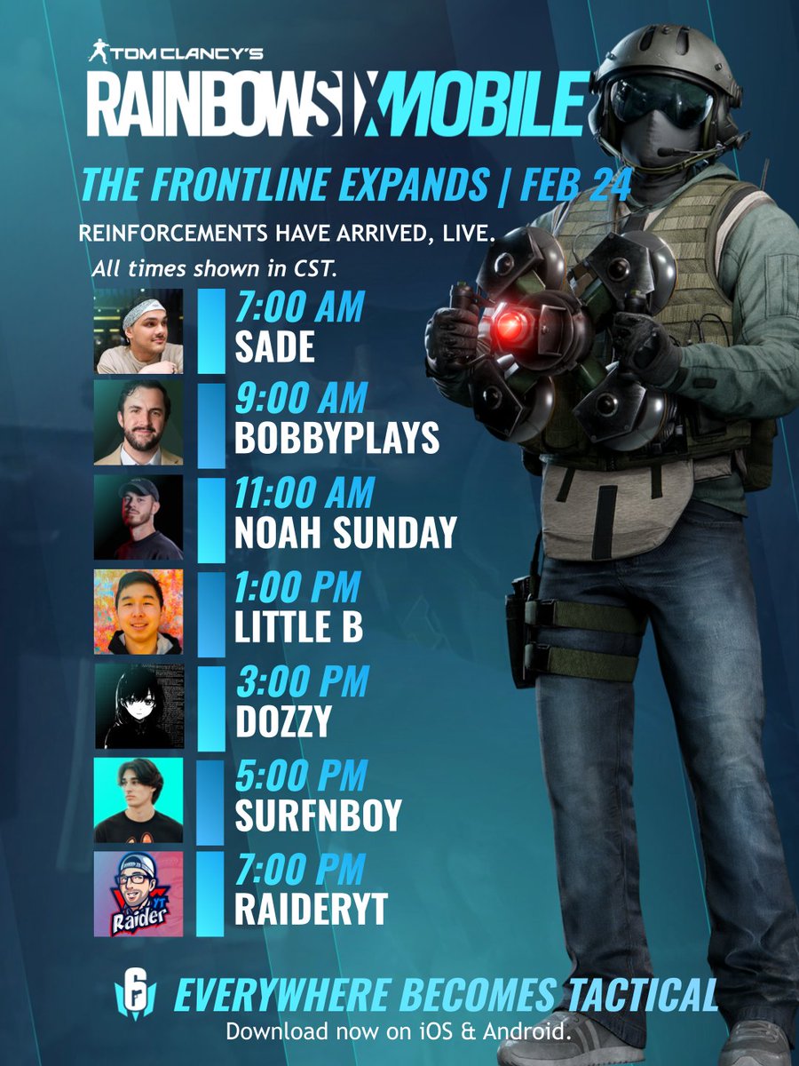 Rainbow Six Mobile tweet media