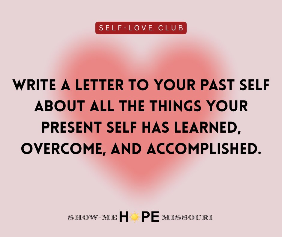 Self-Love Club members, it's time to reflect! As we close out February, take some time to reflect on how much you have accomplished. Be proud of how far you've come and set goals for where you want to go from here. Be sure you're showing yourself love year-round.