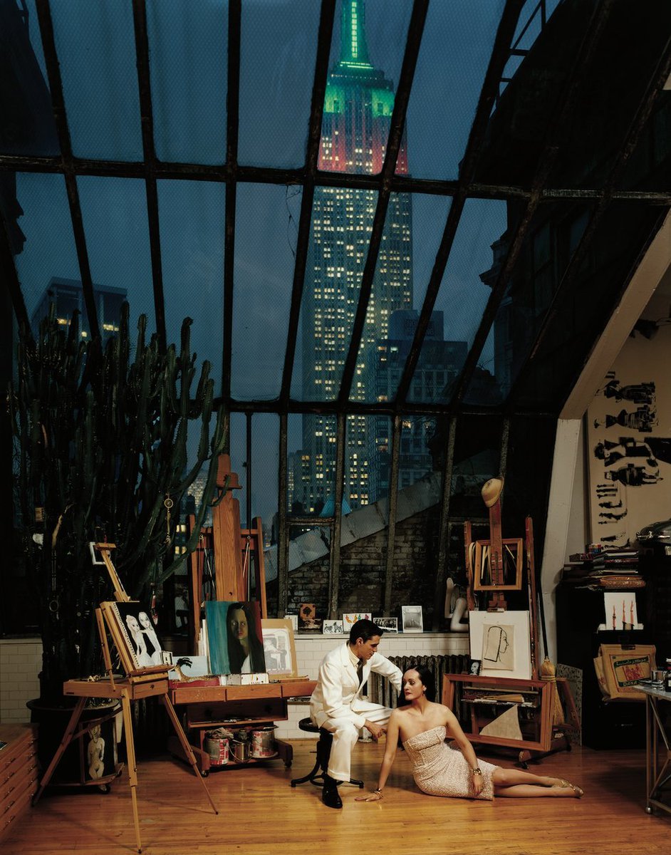 Ortgeist's tweet image. Manhattan loft of designers isabel and ruben toledo, New York City